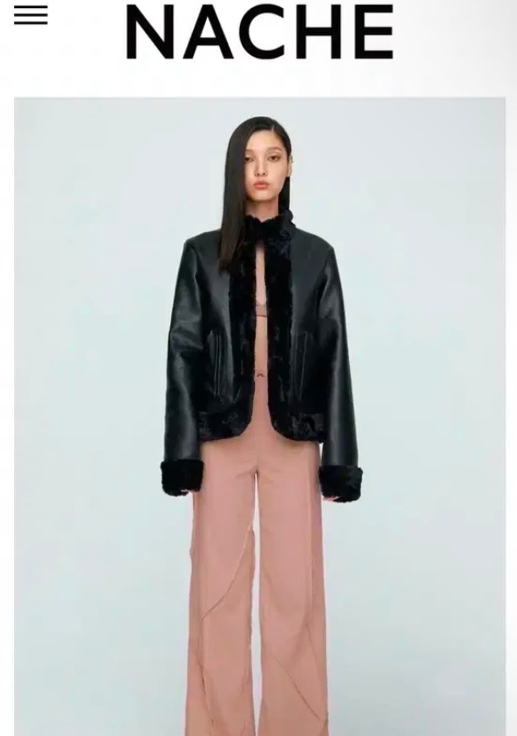 나체 리버시블 무스탕 퍼자켓 상품이미지1