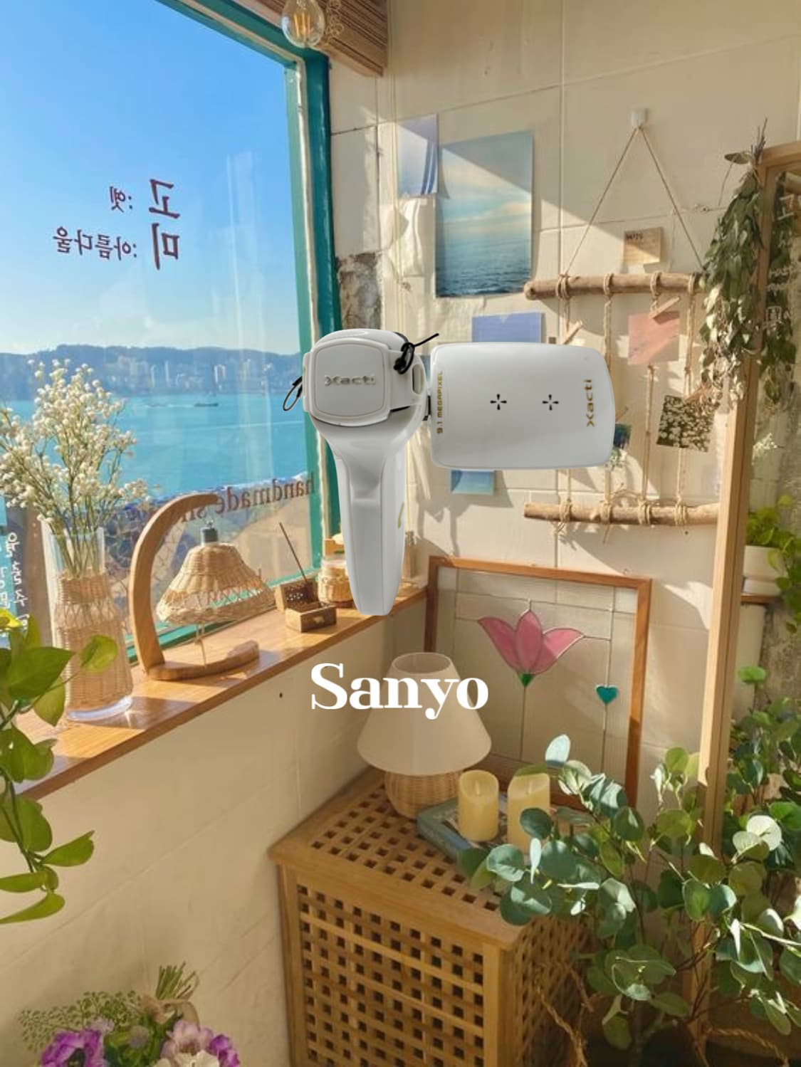 산요 작티 cg9 화이트 빈티지디카 캠코더 상품이미지1