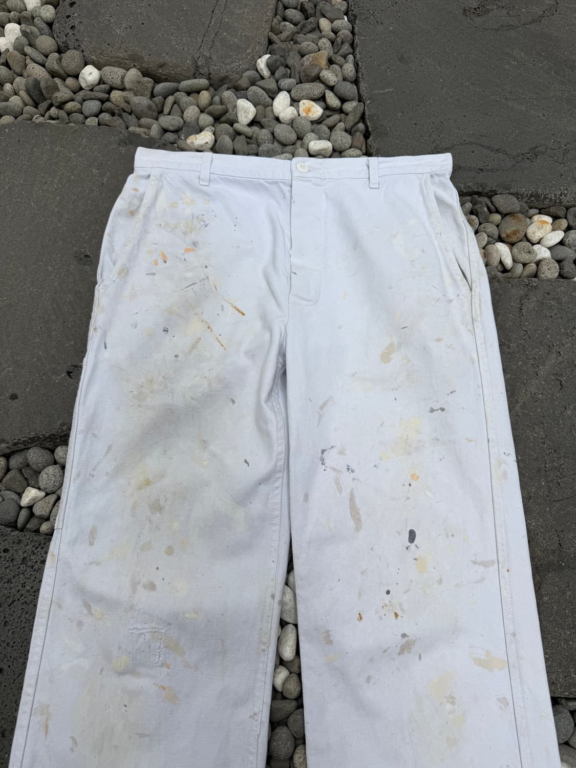 DISTRESSED 70s WHITE FRENCH 70s 프렌치워크팬츠 상품이미지3