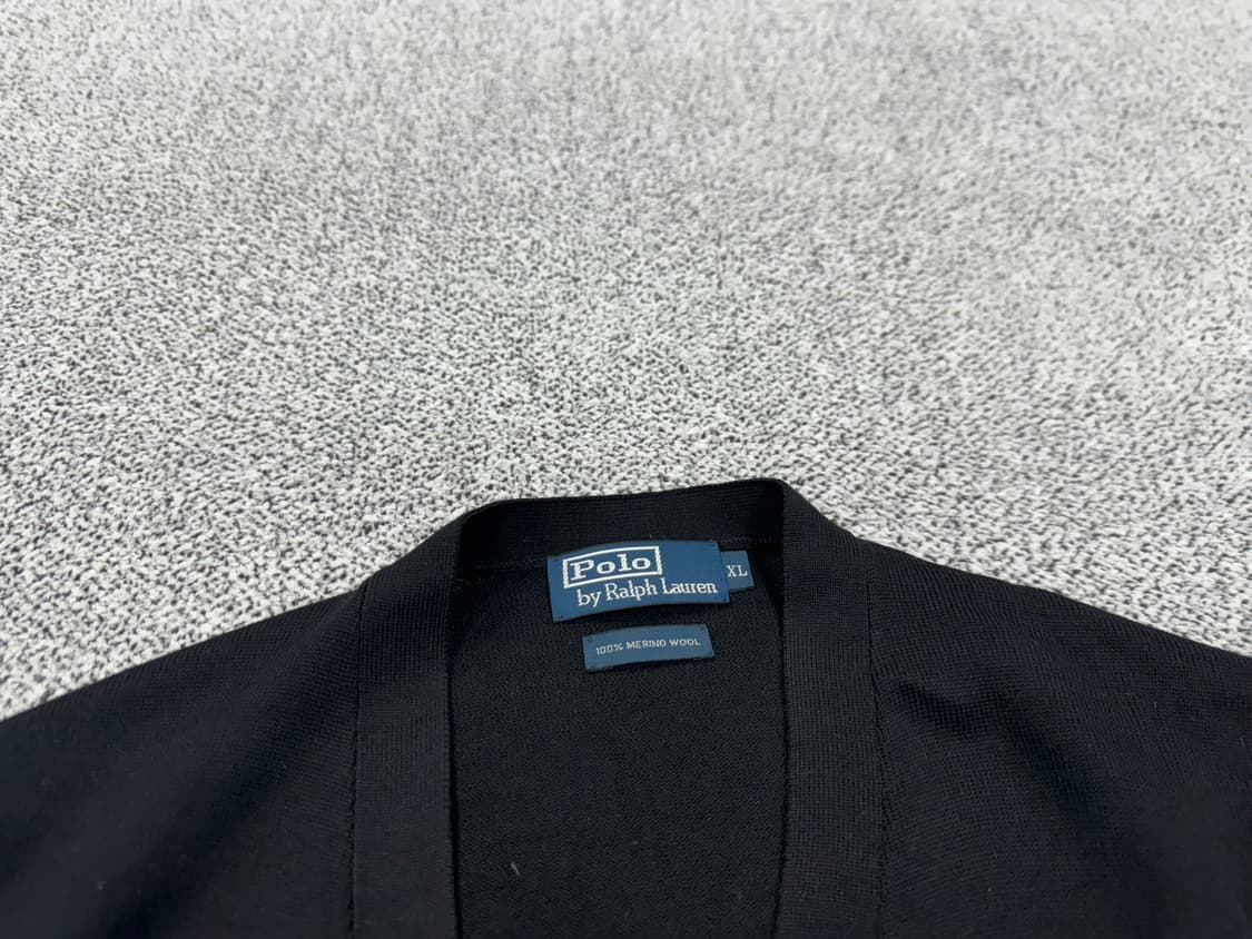 [새상품] 폴로 랄프로렌 00s 램스킨 엘보패치 울가디건 상품이미지3