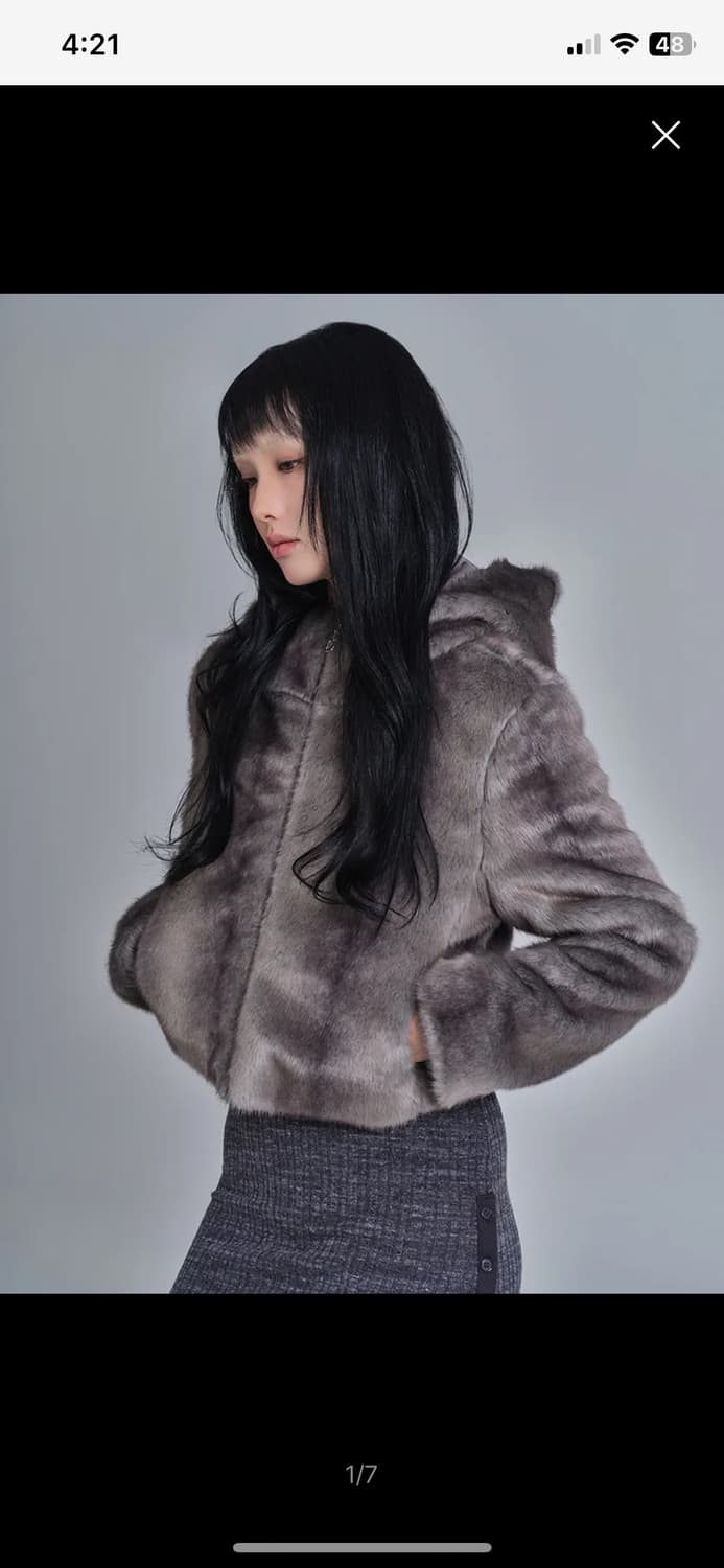 애즈언 후드 퍼자켓 상품이미지1