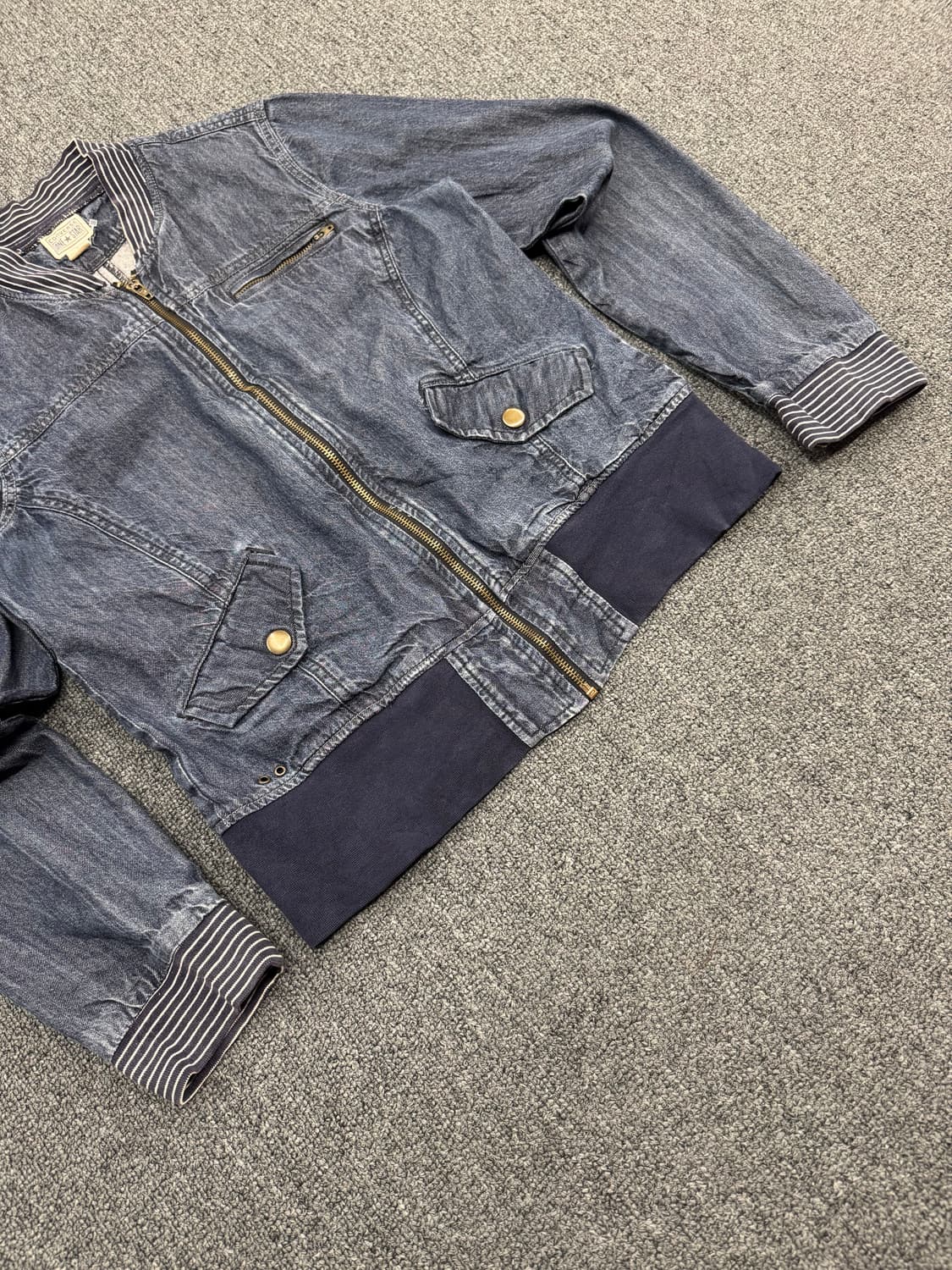 컨버스 빈티지 여성 y2k 워싱 데님집업 자켓 상품이미지4
