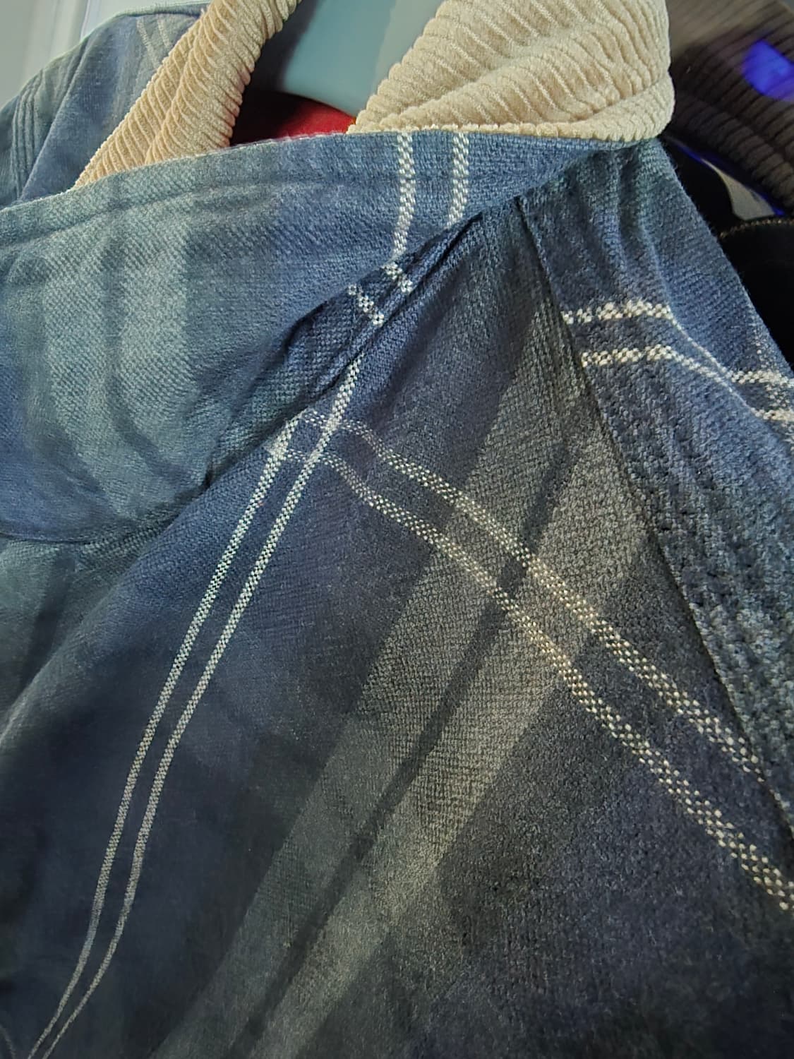 45R 45RPM 체크 워크 자켓 5(105)사이즈입니다. 상품이미지6