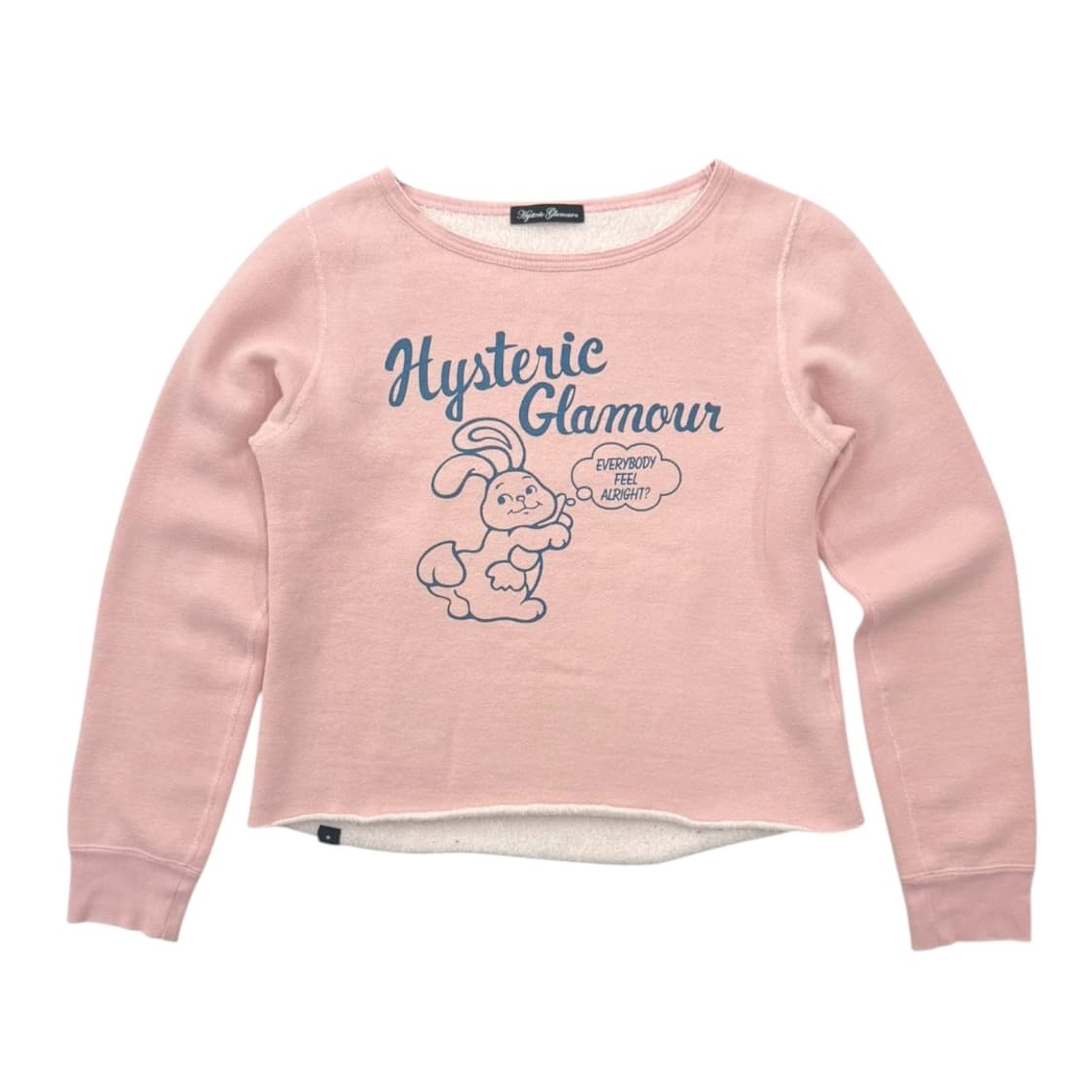 히스테릭글래머 버니 스웻셔츠 맨투맨 핑크 상품이미지1