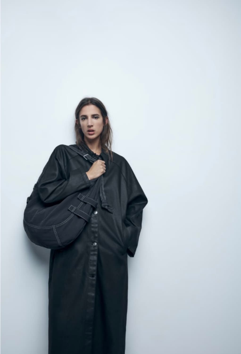 ZARA 패브릭 숄더백 상품이미지7