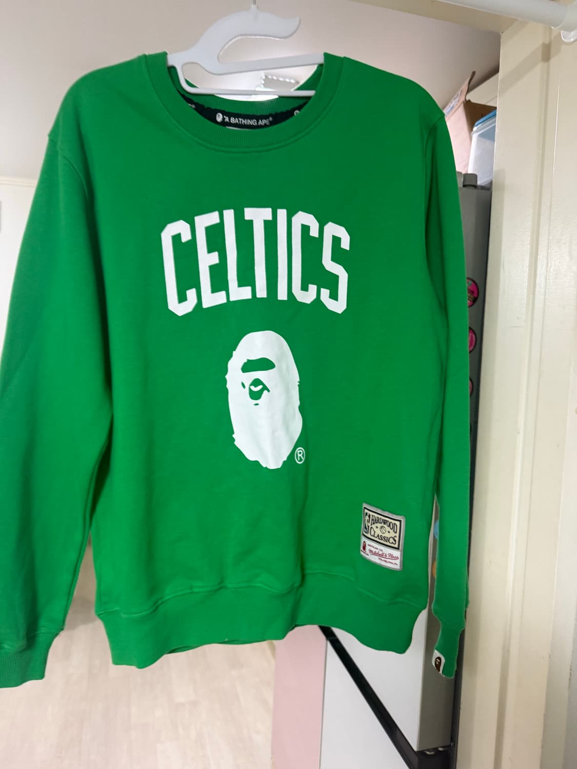 BAPE x NBA 셀틱스 맨투맨 L사이즈 상품이미지1