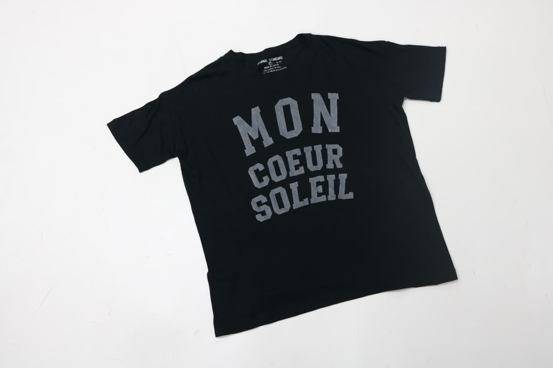 저널 스탠다드 블랙 레터링 빈티지 반팔 티셔츠 (Free) 상품이미지2