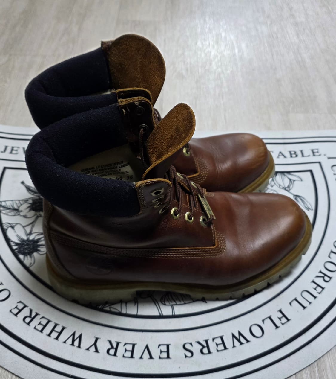 팀버랜드 6인치 워터프루프 브라운 부츠 260 상품이미지4