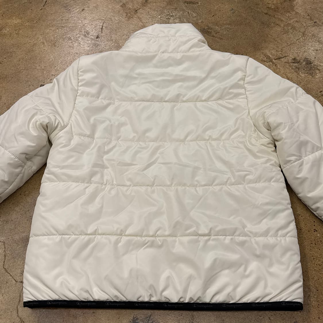 [정품/M] 챔피온 아이보리 패딩 점퍼 b8 상품이미지4