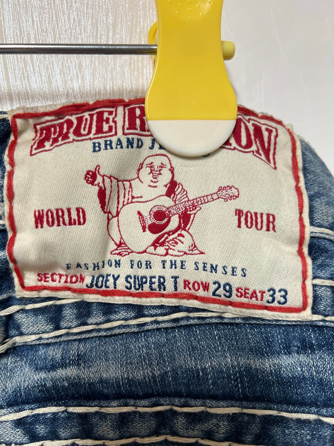 트루릴리전 조이 슈퍼티 부츠컷 화이트스티치 트루릴리젼 29사이즈 상품이미지3