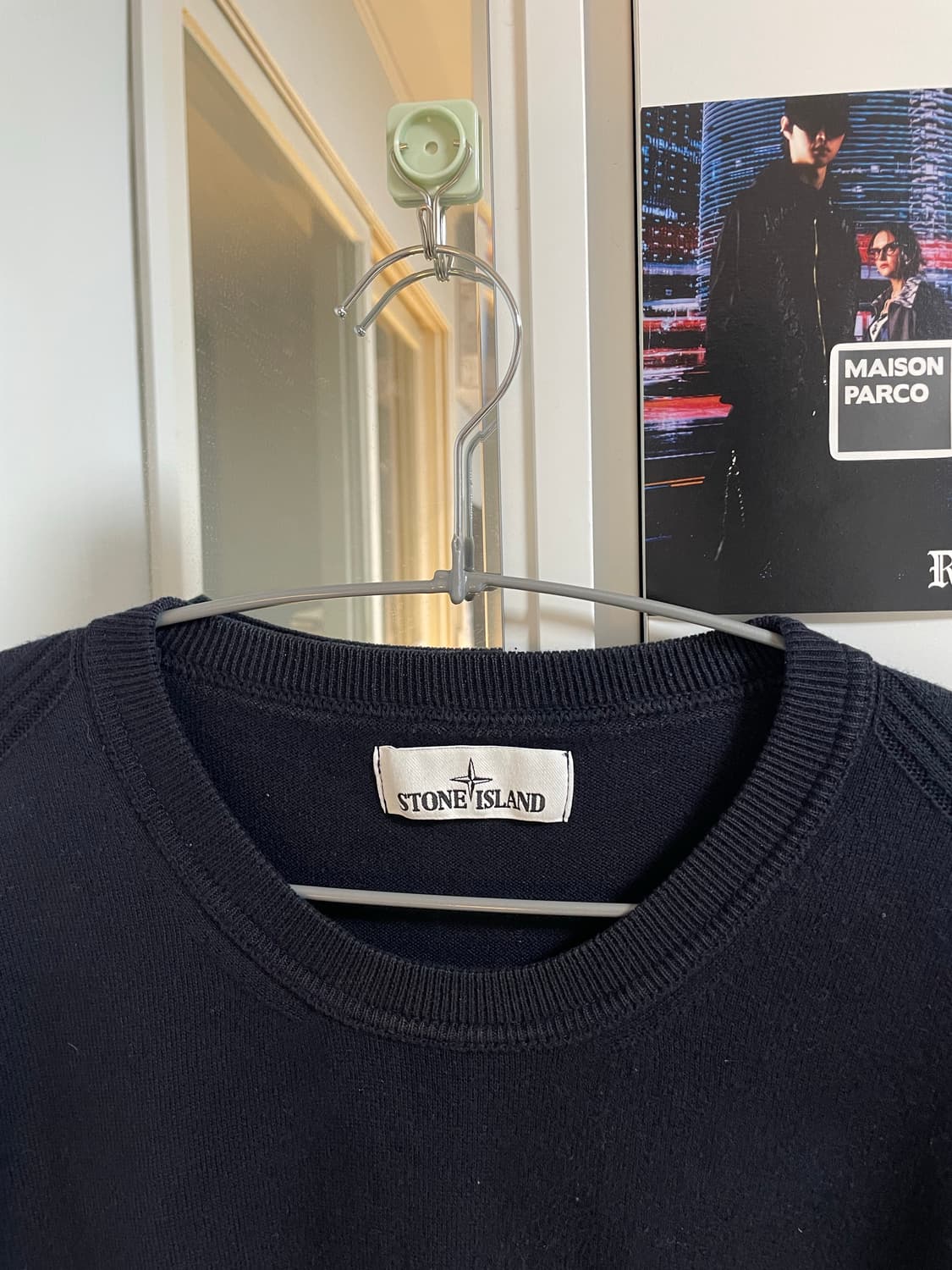 스톤아일랜드 숄더 디테일 크루넥 니트 [XXL] 상품이미지4