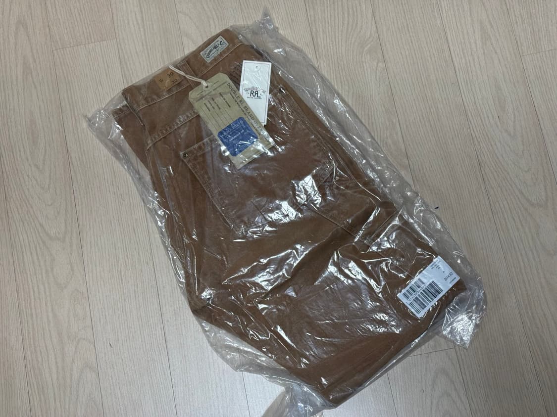 RRL 엔지니어핏 디스트레스드 캔버스 카펜터 진  상품이미지4