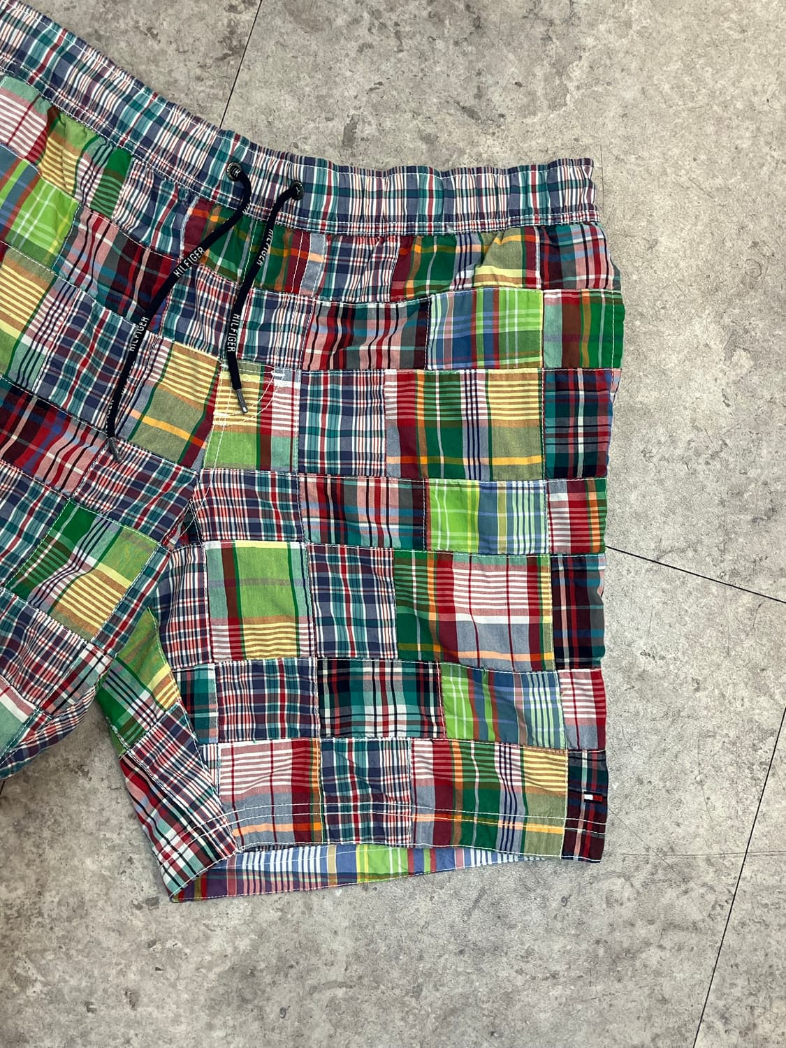 타미힐피거 패치워크 하프 팬츠 S #csz4143 상품이미지6