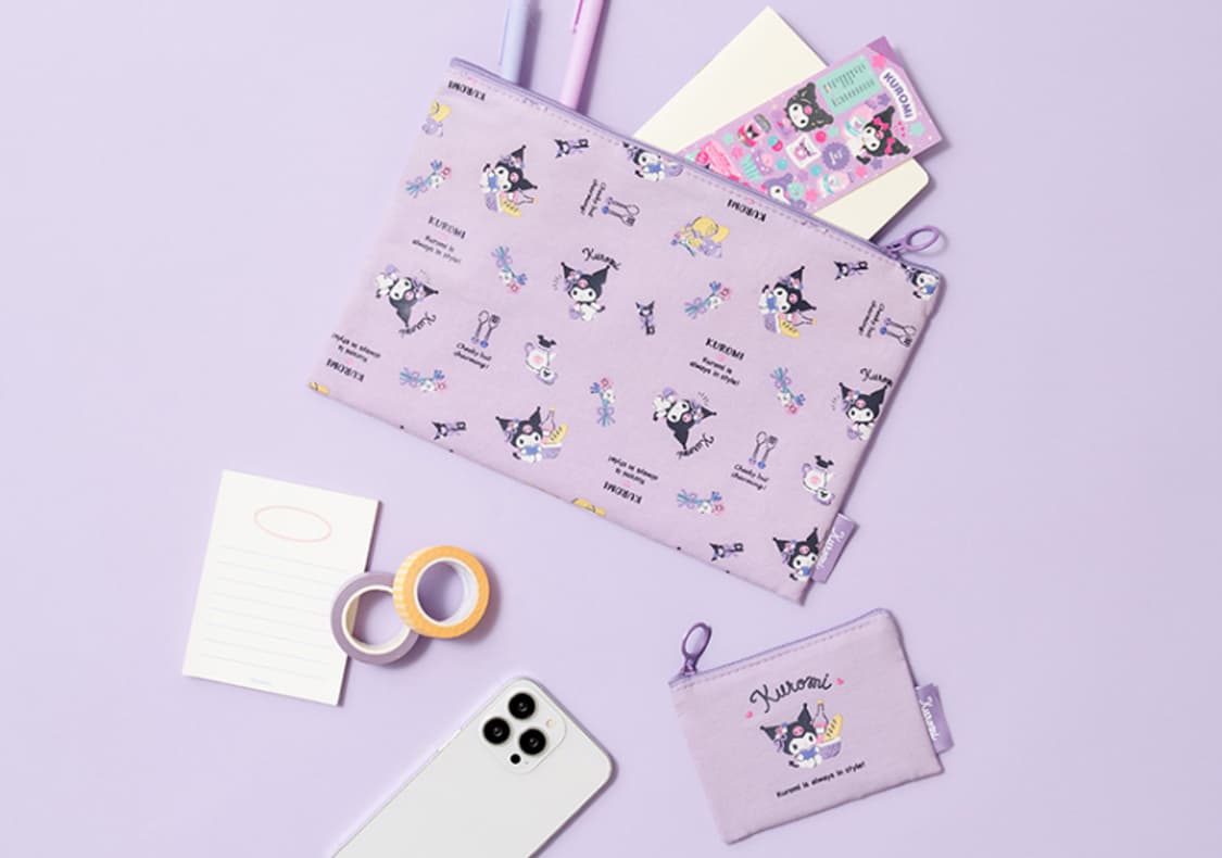 yes24/예스24 산리오 굿즈 쿠로미 북파우치 세트 상품이미지1