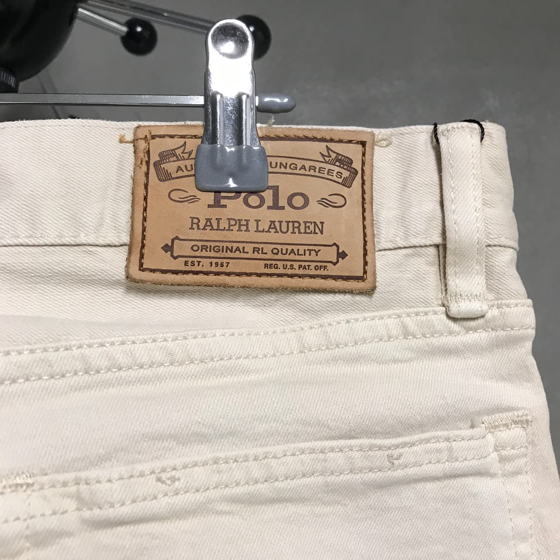 폴로 랄프로렌 코튼 팬츠 아이보리 34/32 상품이미지5