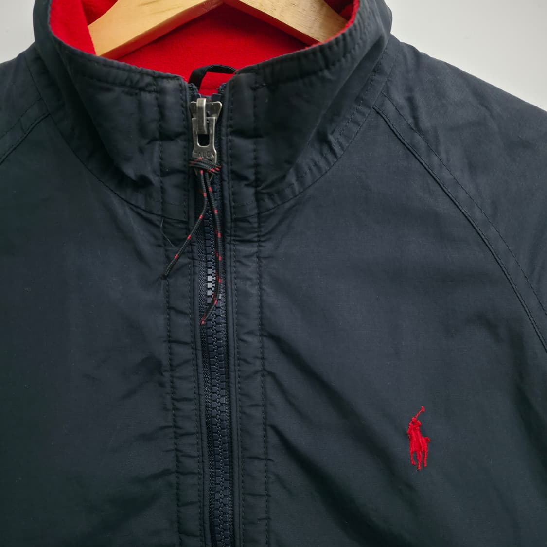 폴로 랄프로렌 네이비 나일론 쉘 자켓 탈론 지퍼 상품이미지4