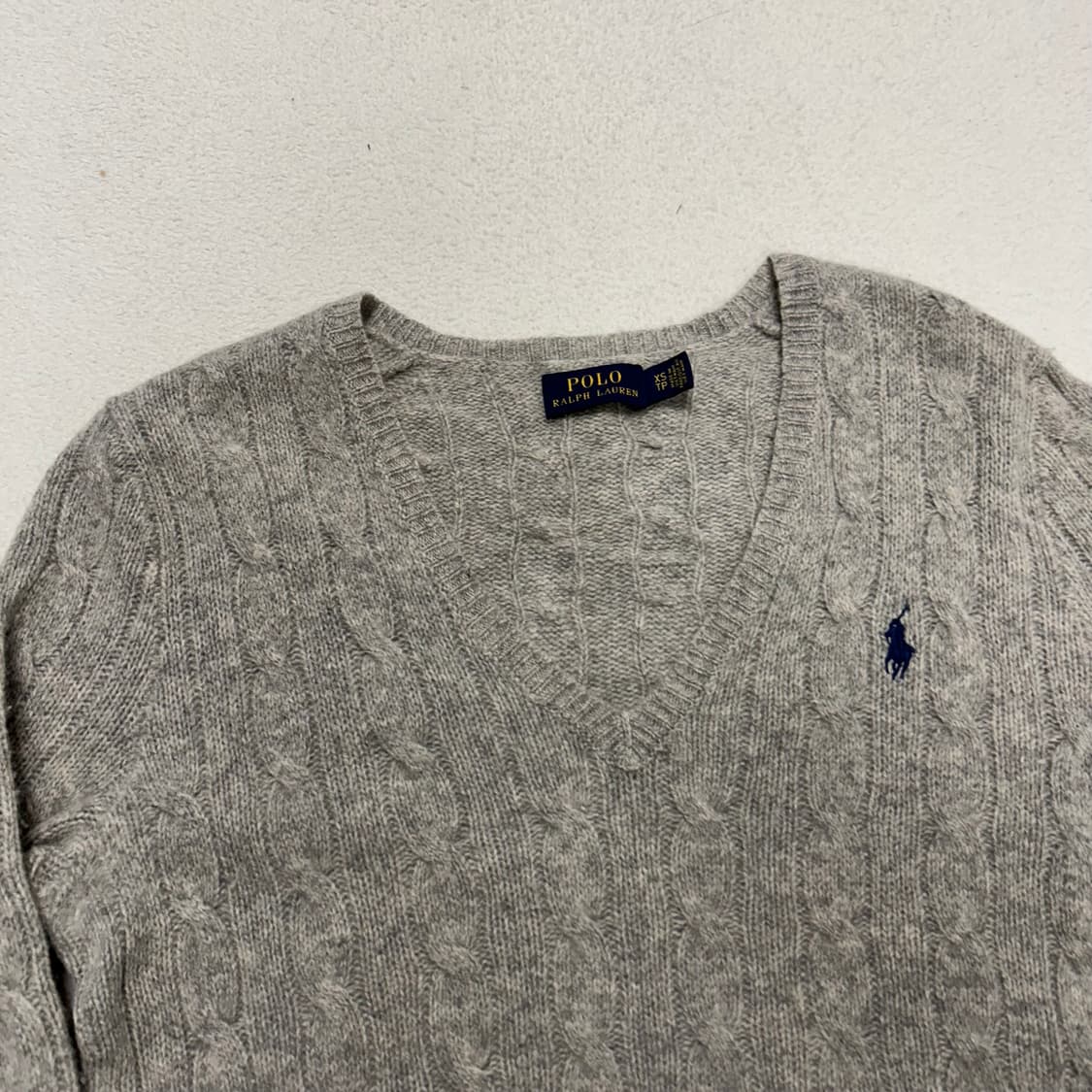 Polo Grey Cable Knit 상품이미지5