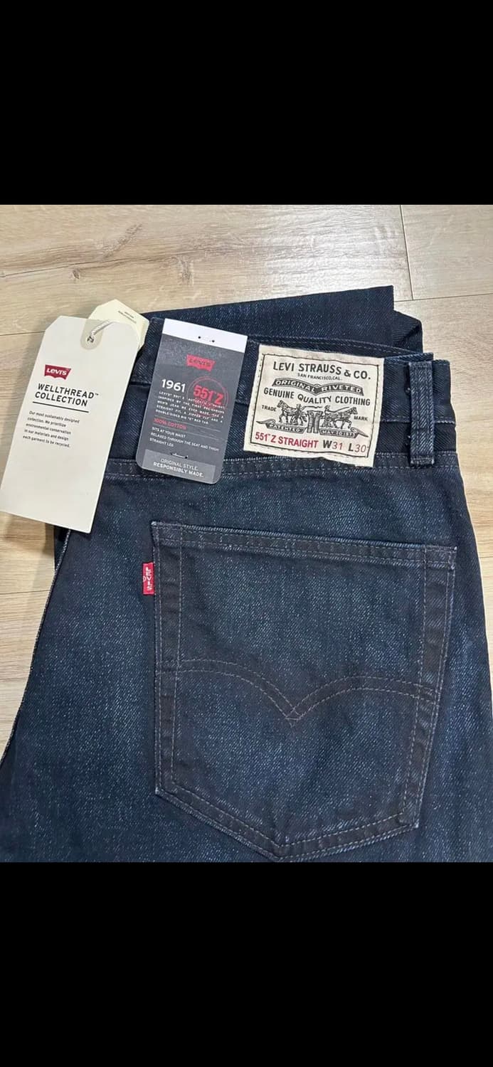 리바이스 웰스레드 551 Z 어센틱 어텐틱 스트레이트 데님 팬츠 상품이미지1