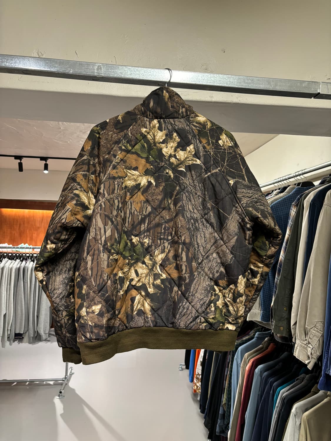 빈티지 리얼트리 리버시블 퀼팅 자켓 (Mossy oak)    상품이미지5