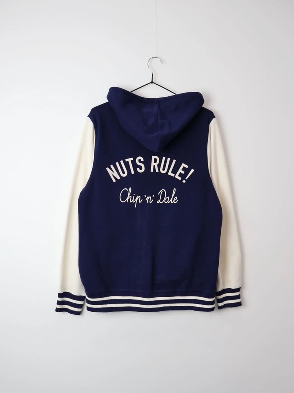 Disney Chip Dale Varsity zip Hoodie 상품이미지5