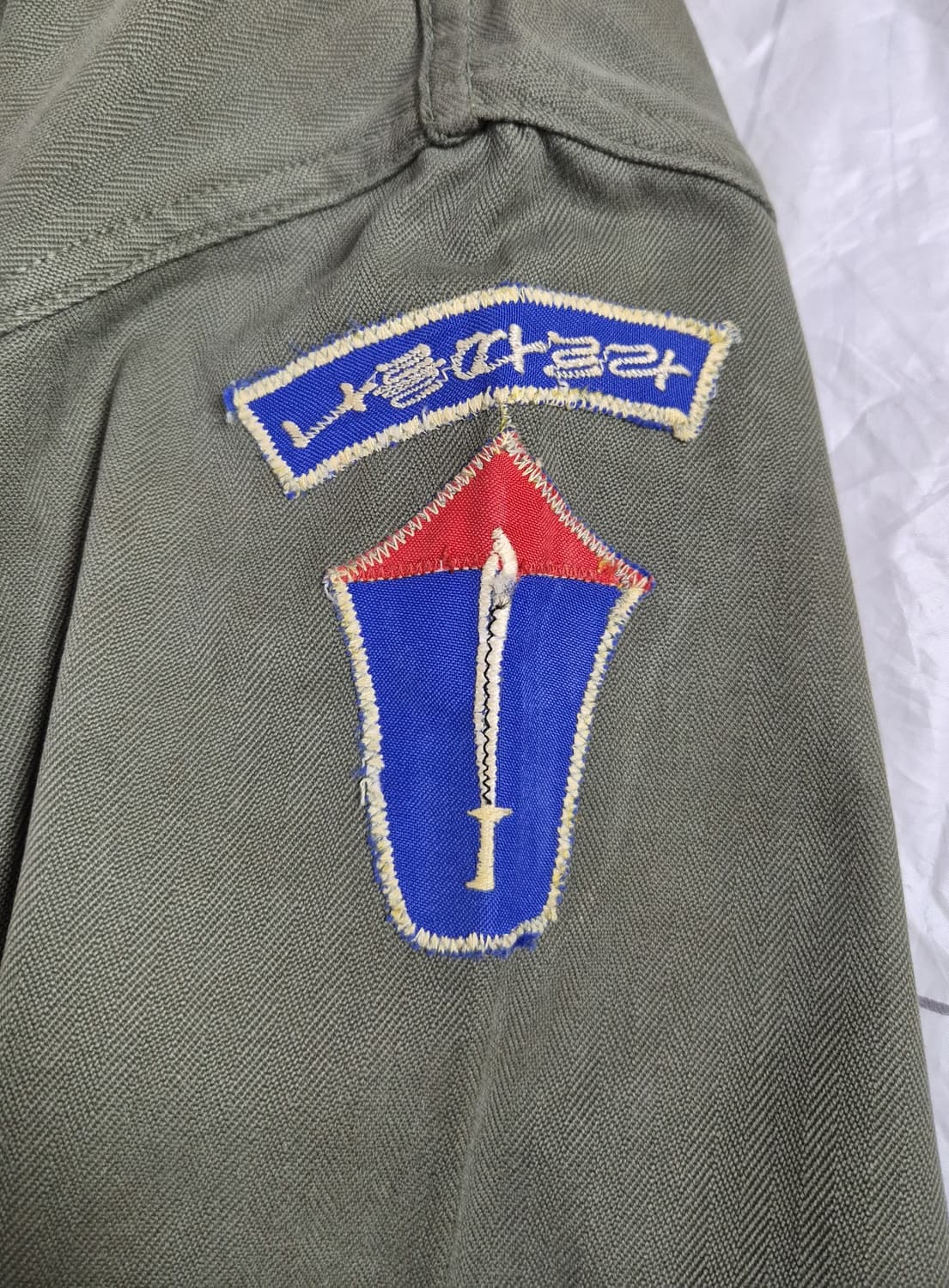 해병대 구형 육군보병학교 70년대 초군반 소위 민무늬 전투복 (M) 상품이미지9