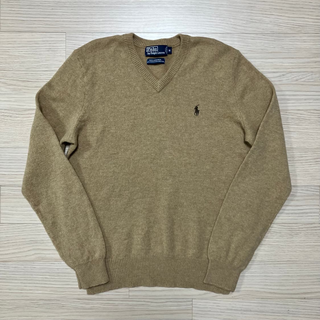 폴로 랄프로렌 램스울 니트 베이지 상품이미지2