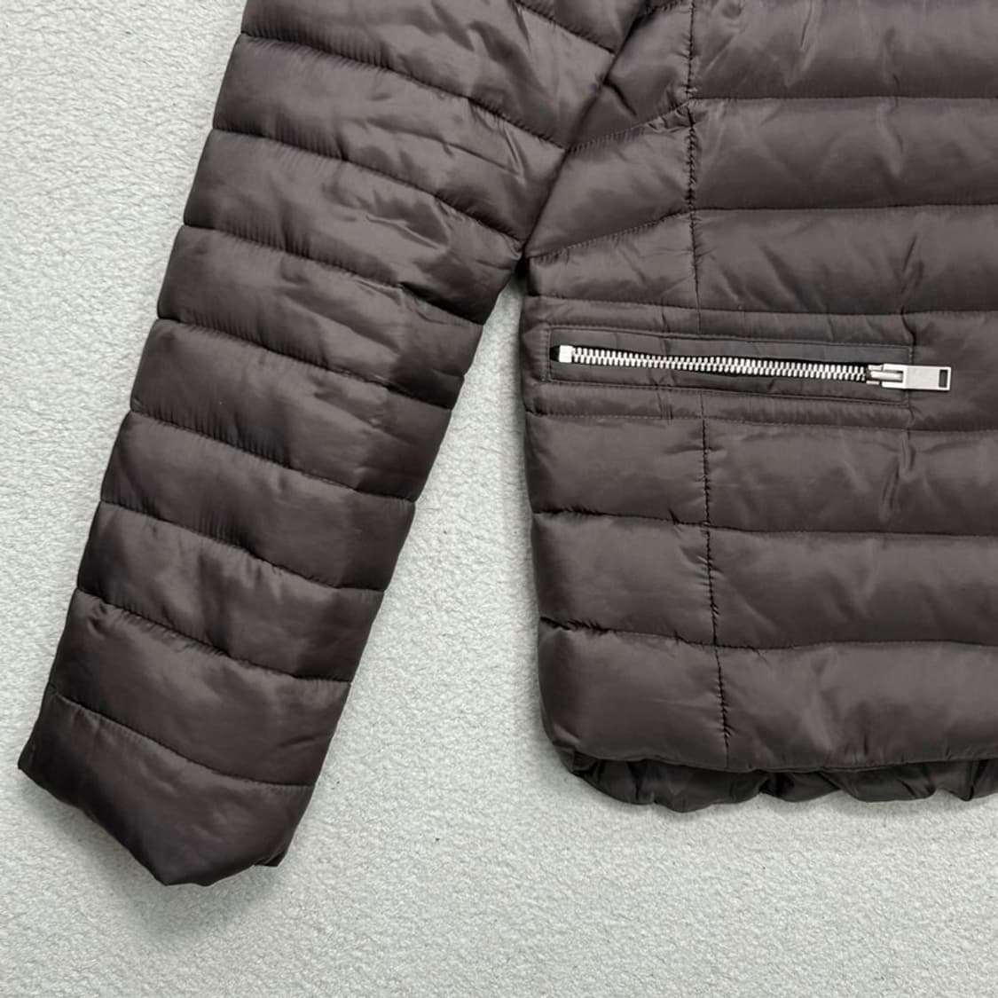 산드로 덕다운 경량패딩 양가죽 자켓 상품이미지2