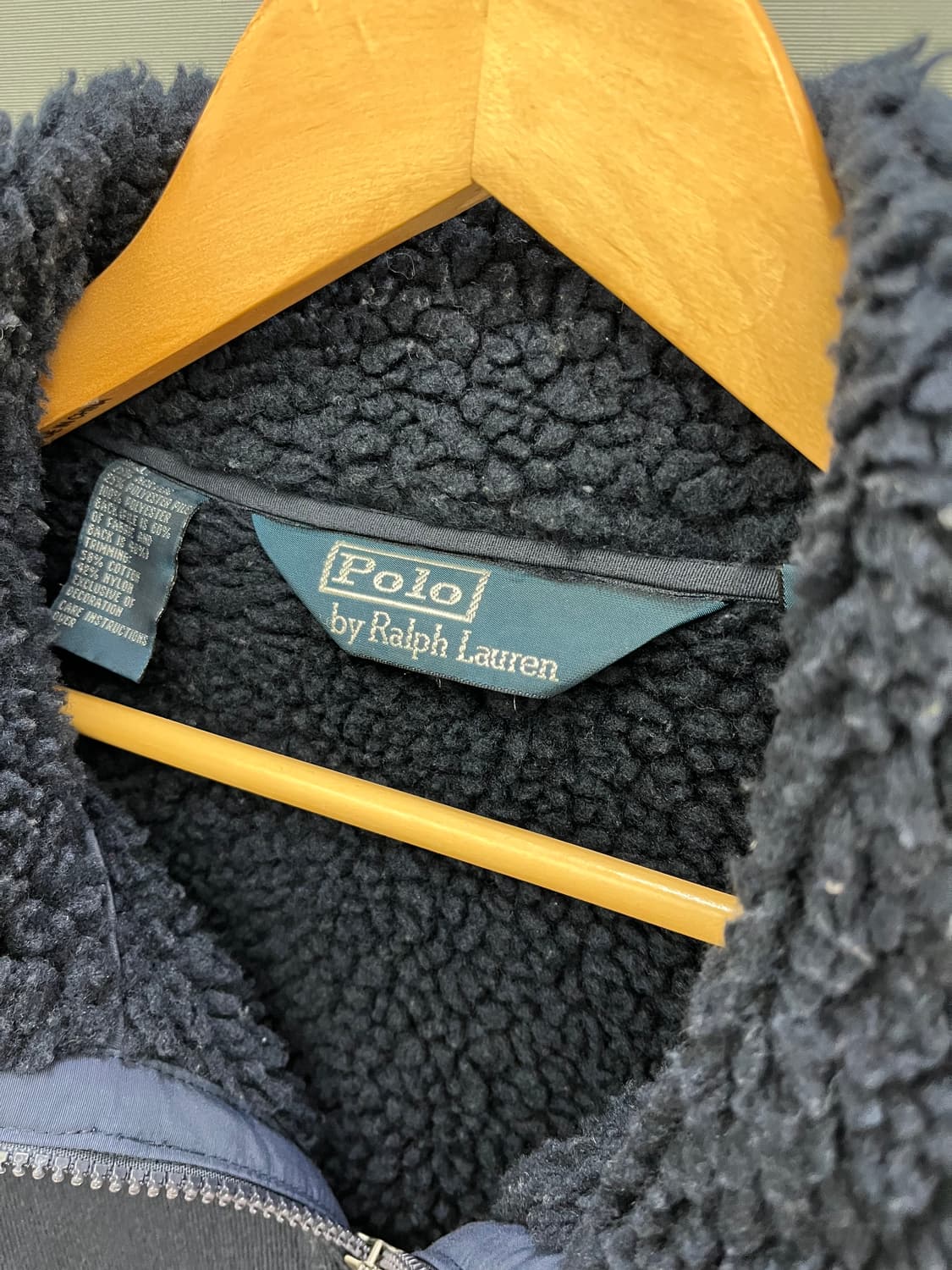 폴로 랄프로렌 폴리 집업 자켓 후리스안감 상품이미지4