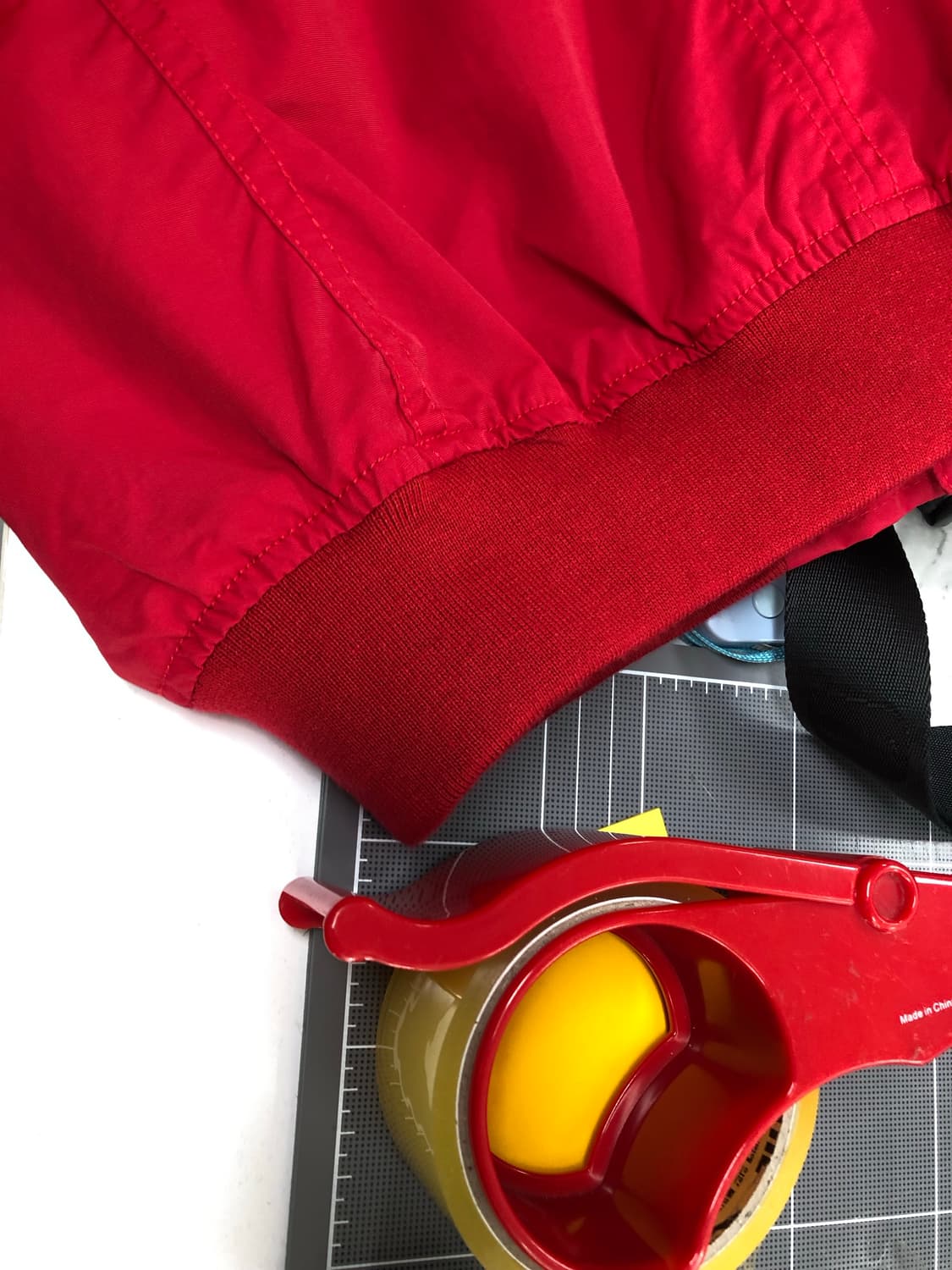 타미 힐피거 데님 나일론 블루종 자켓 레드 L 상품이미지8