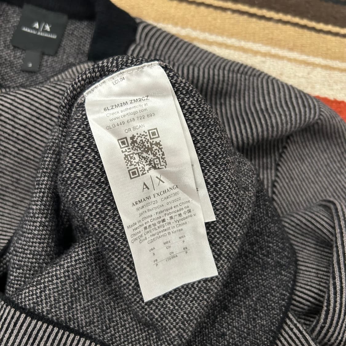 알마니 익스체인지 니트 상품이미지4