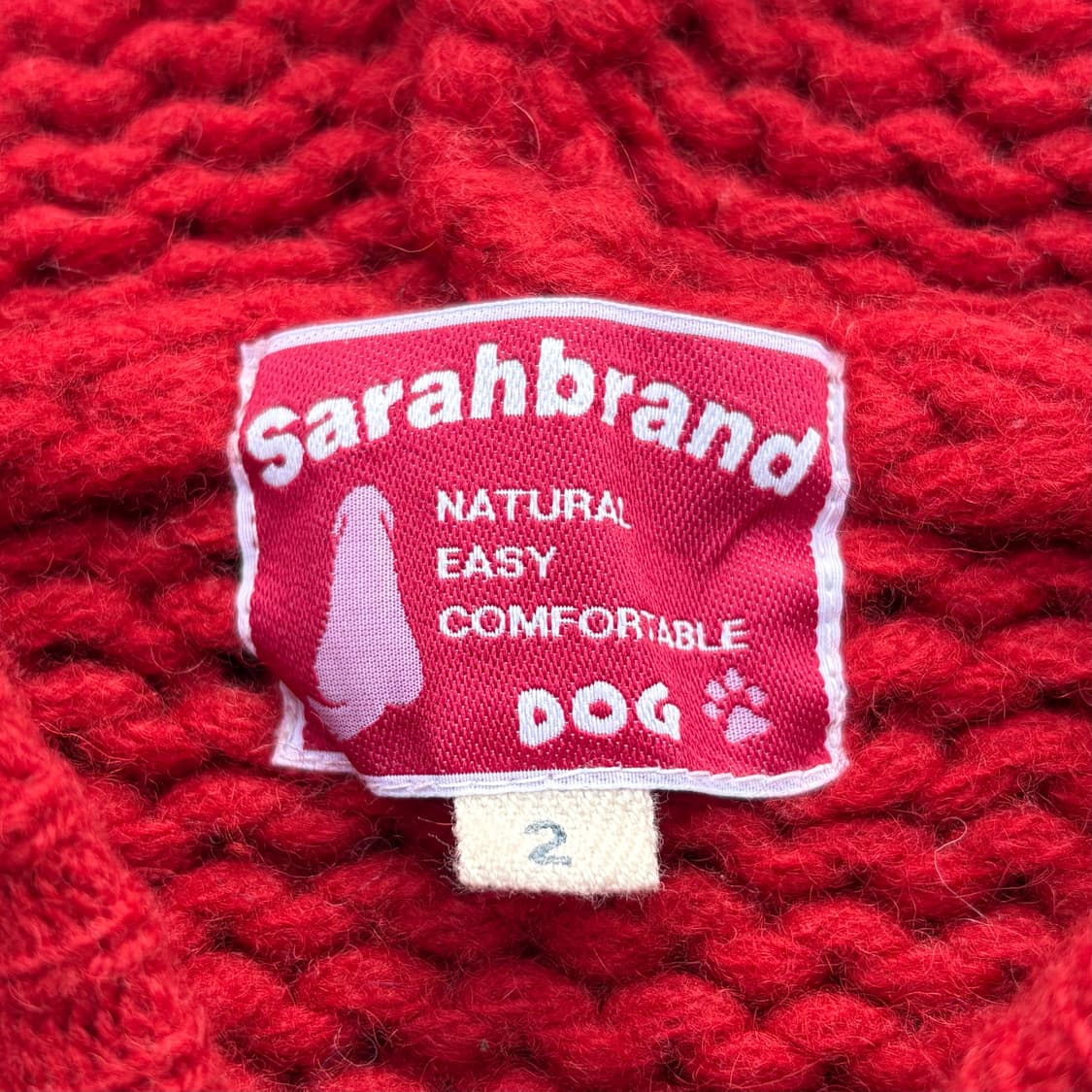 Sarahbrand 일제 강아지 패턴 코위찬 자켓 상품이미지4