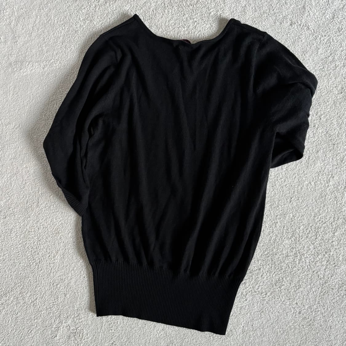 일본빈티지 rpb 블랙 반팔 니트 상품이미지6