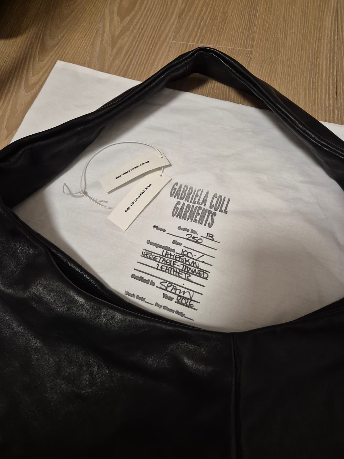 26 SS 가브리엘라 콜 가먼츠 NO.250 백(램스킨) 상품이미지3
