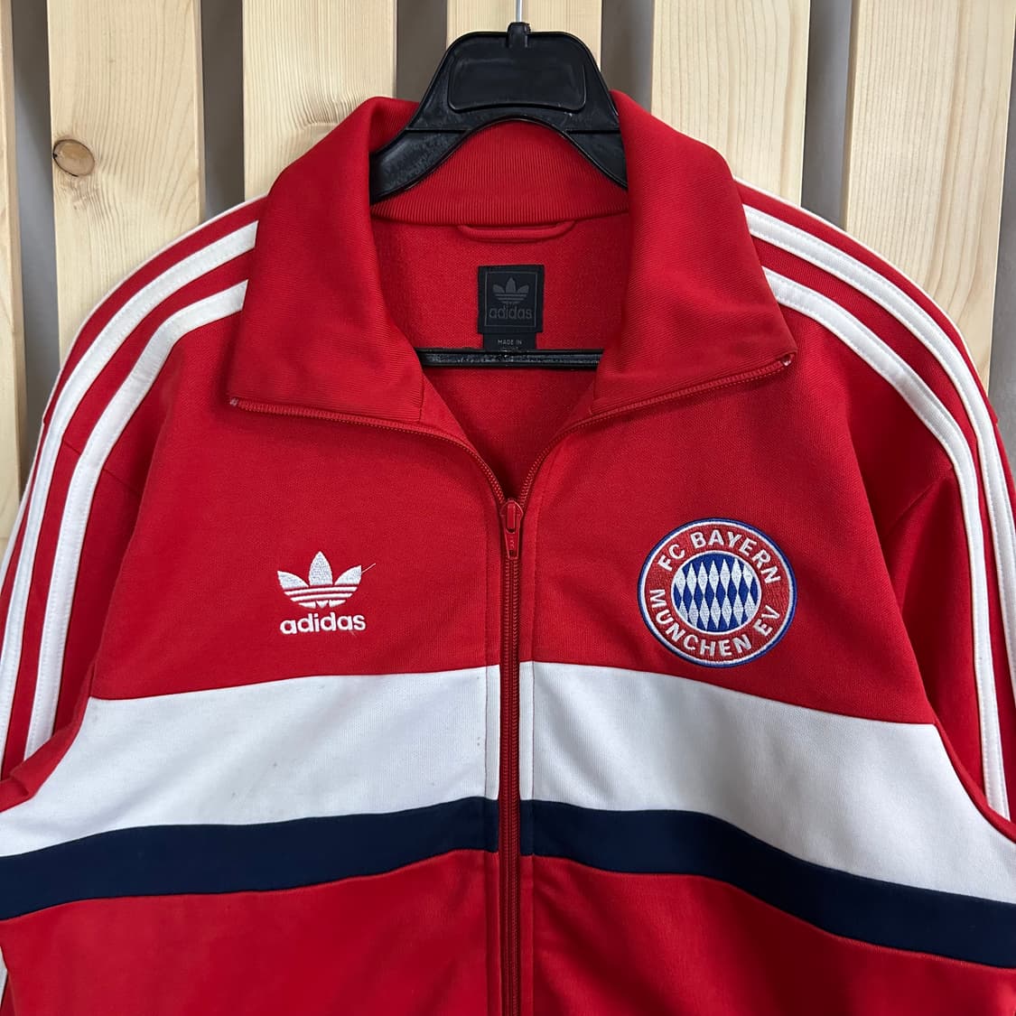 (L) 아디다스 레드 바이에른 뮌헨 져지 트랙탑 상품이미지3
