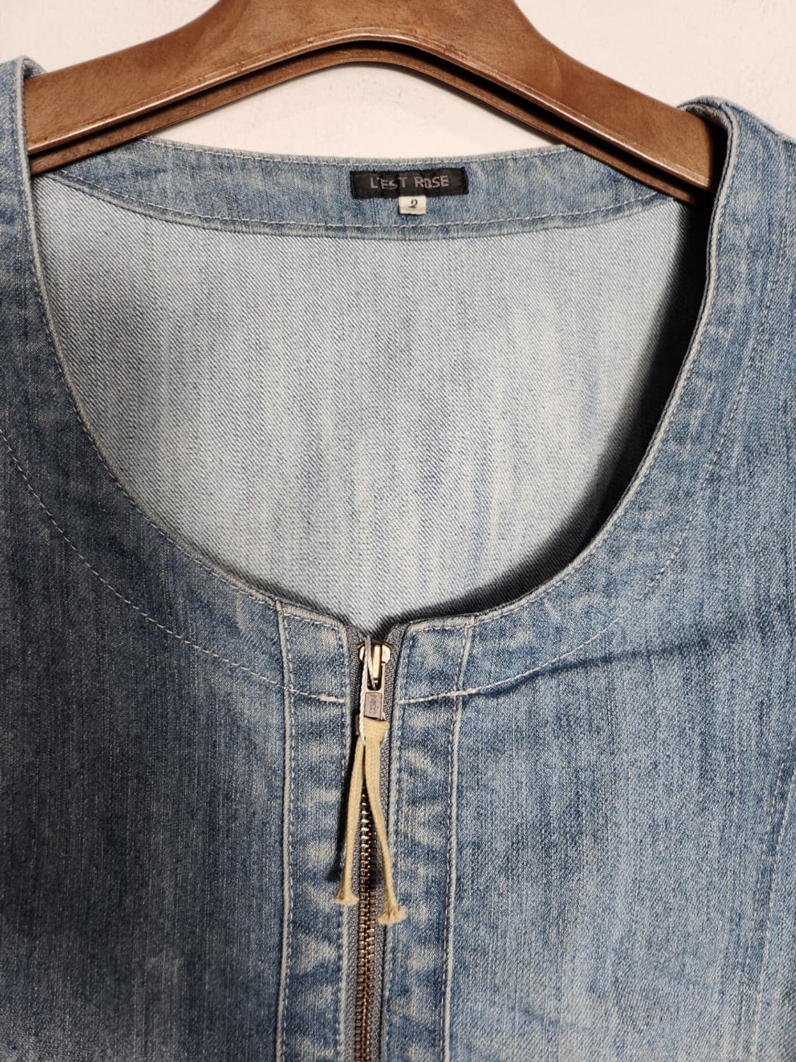 레스트로즈 프릴 데님 자켓 상품이미지2