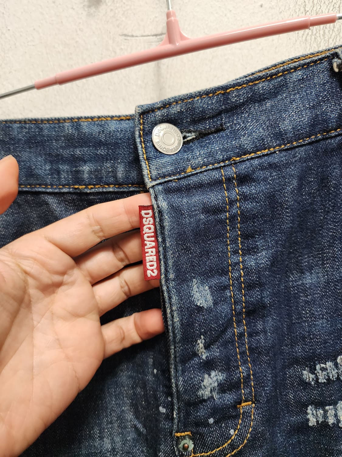 디스퀘어드2 가죽패치 데님 상품이미지5