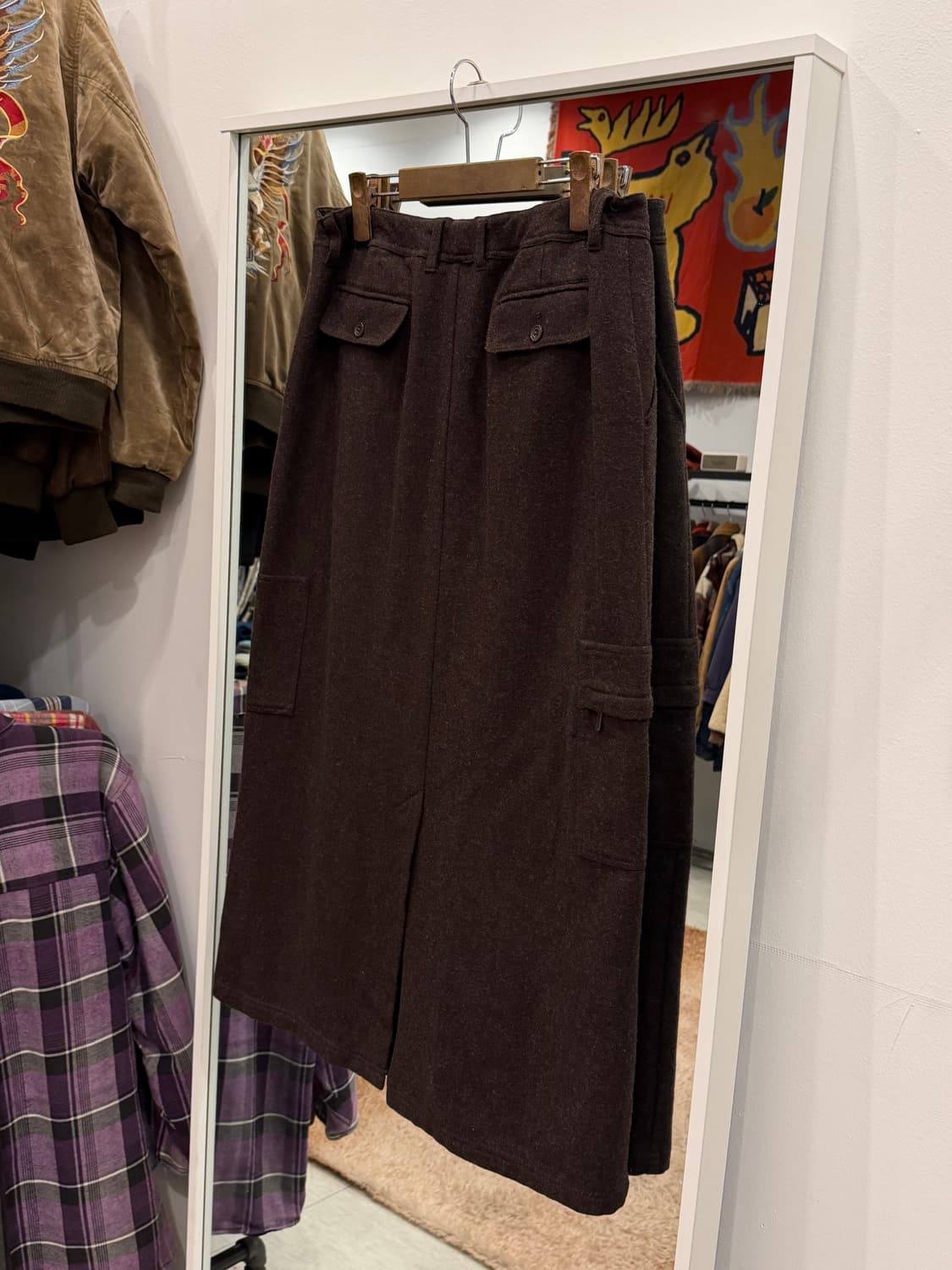 Eddie Bauer 에디바우어 빈티지 카고 울 스커트 (31inch) 상품이미지4