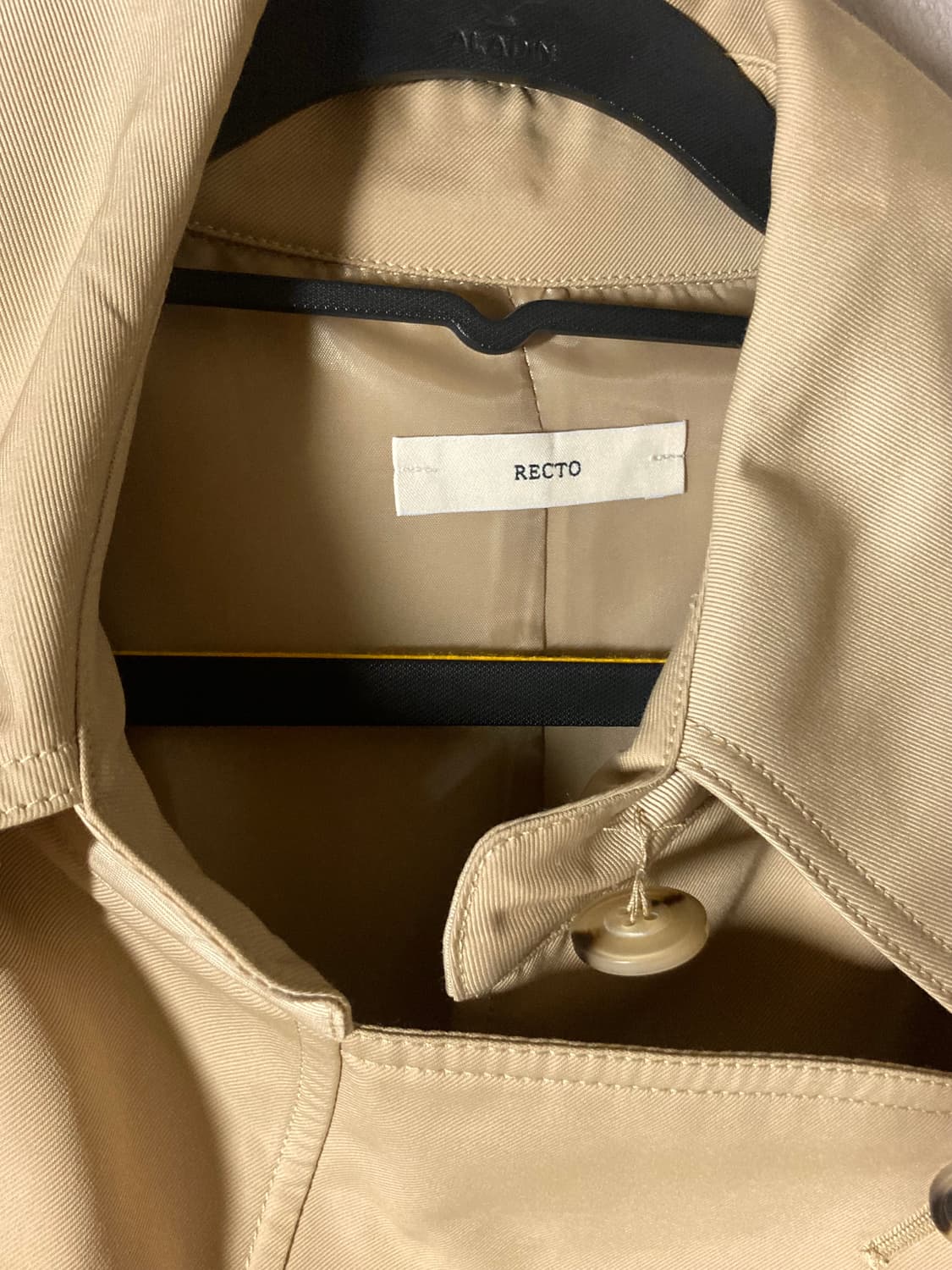 렉토(RECTO) wide hooded trench coat 상품이미지6