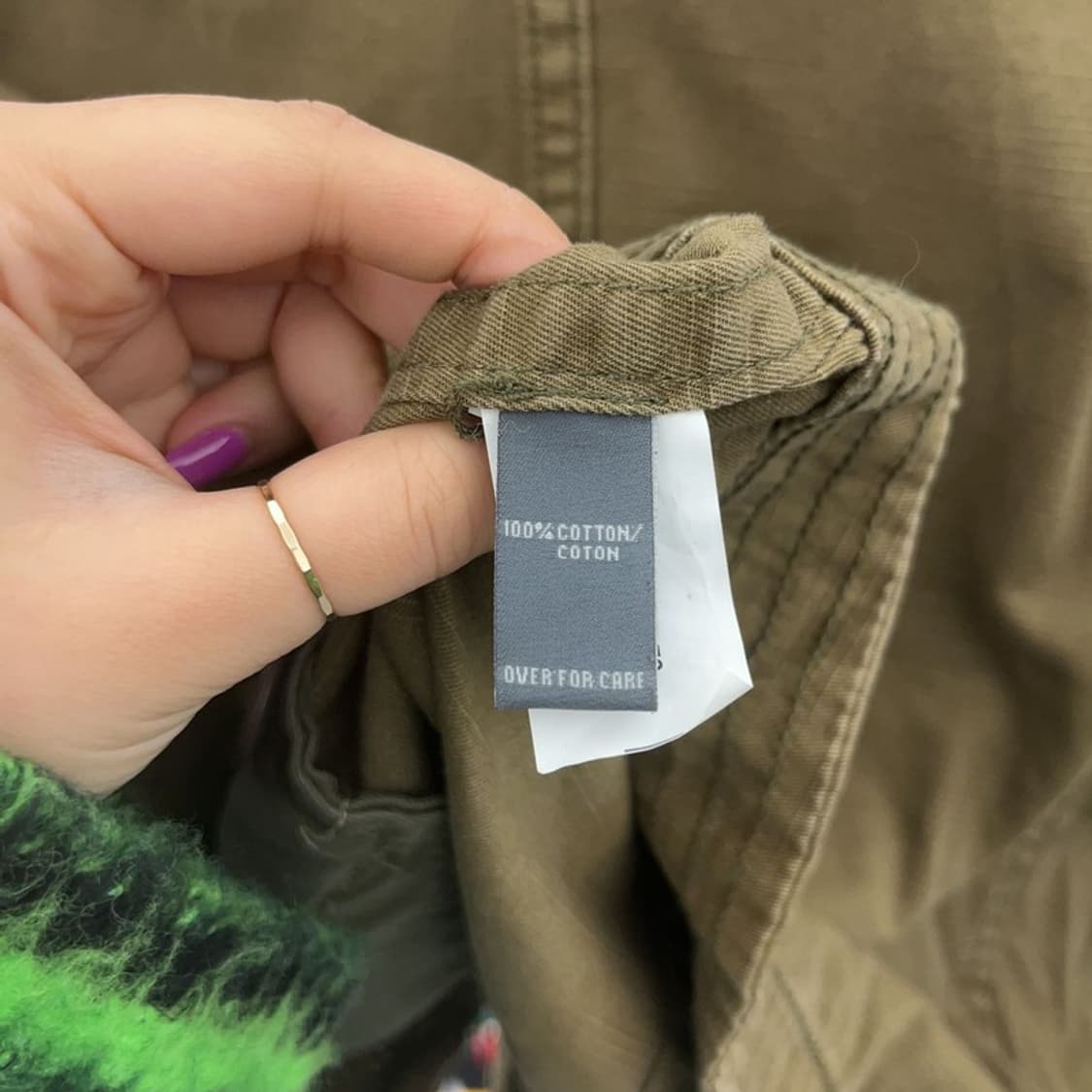 아베크롬비 밀리터리 멀티 포켓 야상 자켓 S C07005 상품이미지6