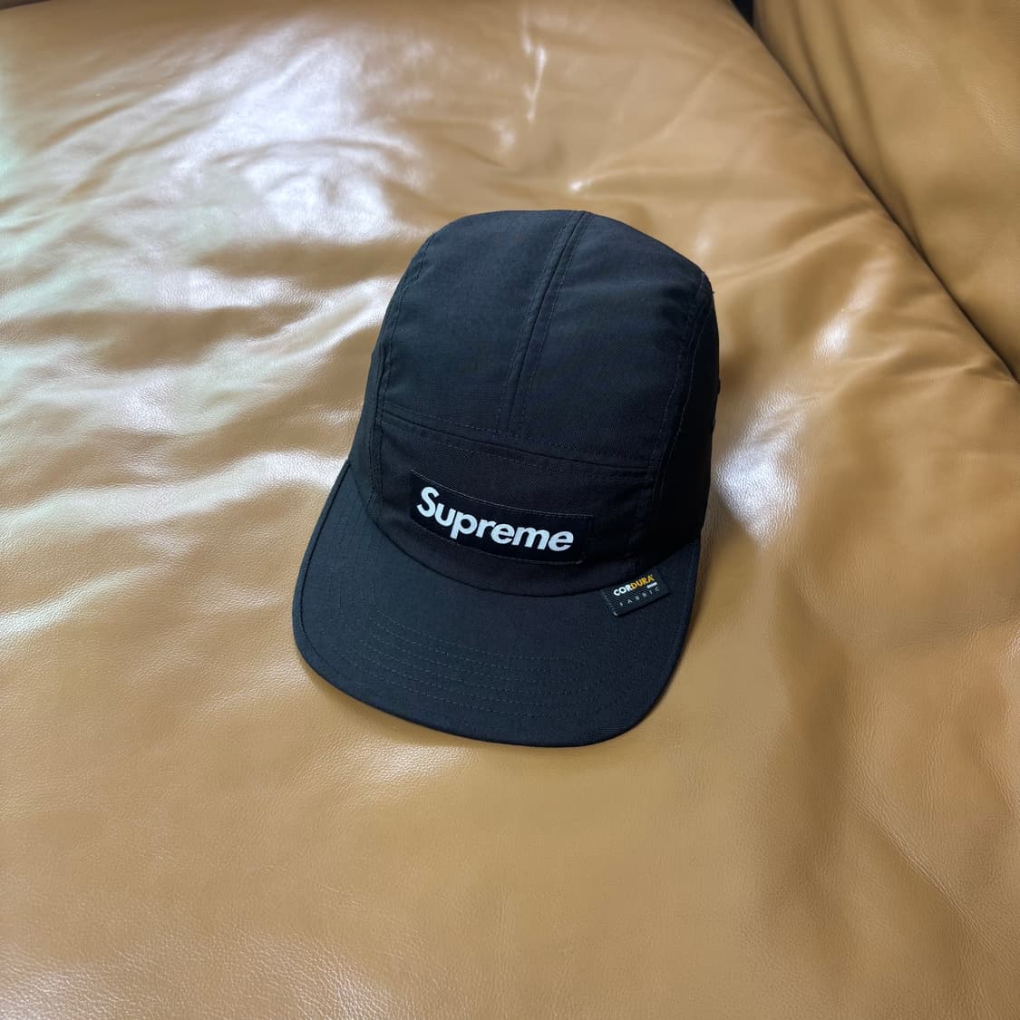 Supreme 슈프림 블랙 캠프캡 모자 (Cordura Black) 상품이미지1