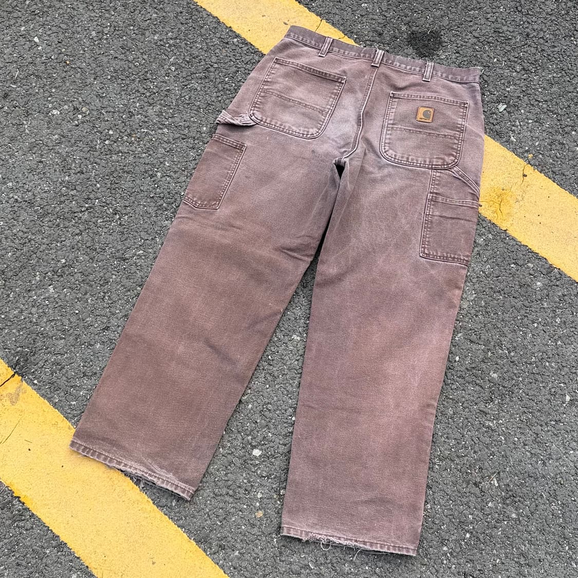 OG 빈티지 칼하트 B11 DKB 싱글니 카펜터 팬츠 상품이미지8