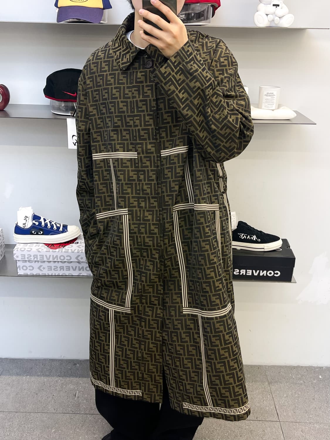 펜디 18fw FF 모노그램 트렌치 코트 상품이미지2