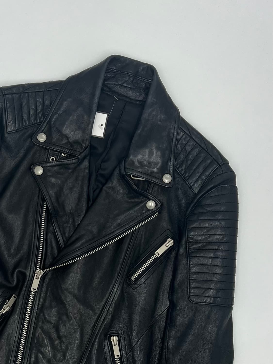 빈티지 우먼 양 가죽자켓 상품이미지2