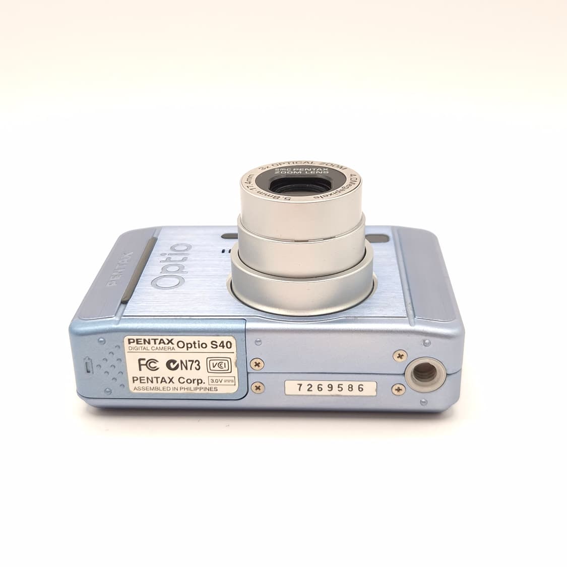 한글지원) 키키 디카 🩵펜탁스 Optio S40 블루 상품이미지8
