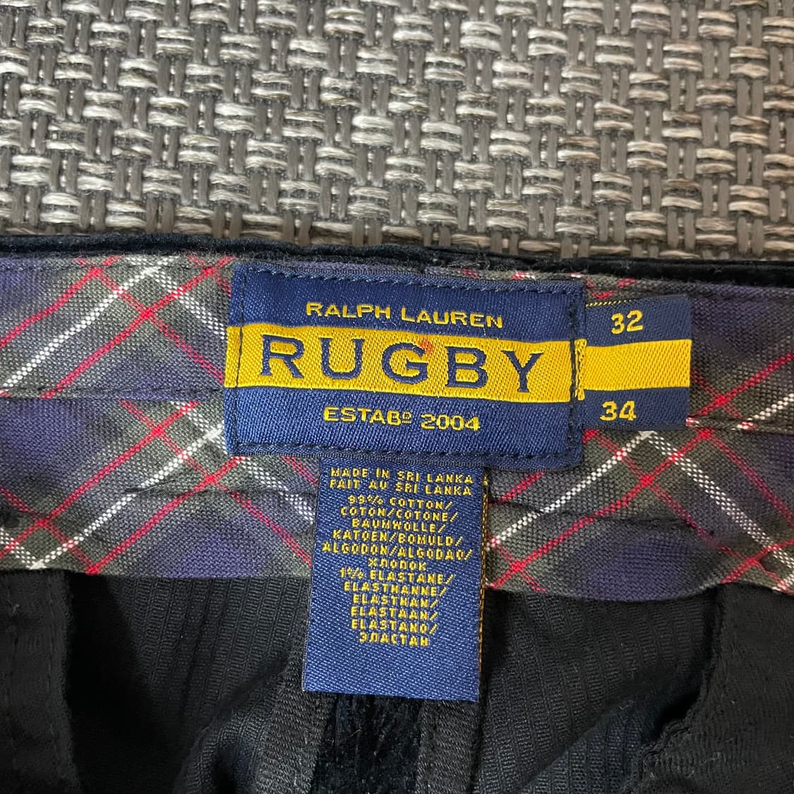 (34) 폴로 랄프로렌 럭비 RUGBY 블랙 코듀로이 팬츠 상품이미지4