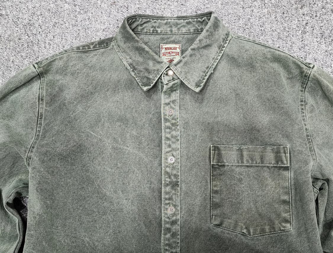 MBBCAR 빈티지 아메카지 워크 셔츠 L 상품이미지3