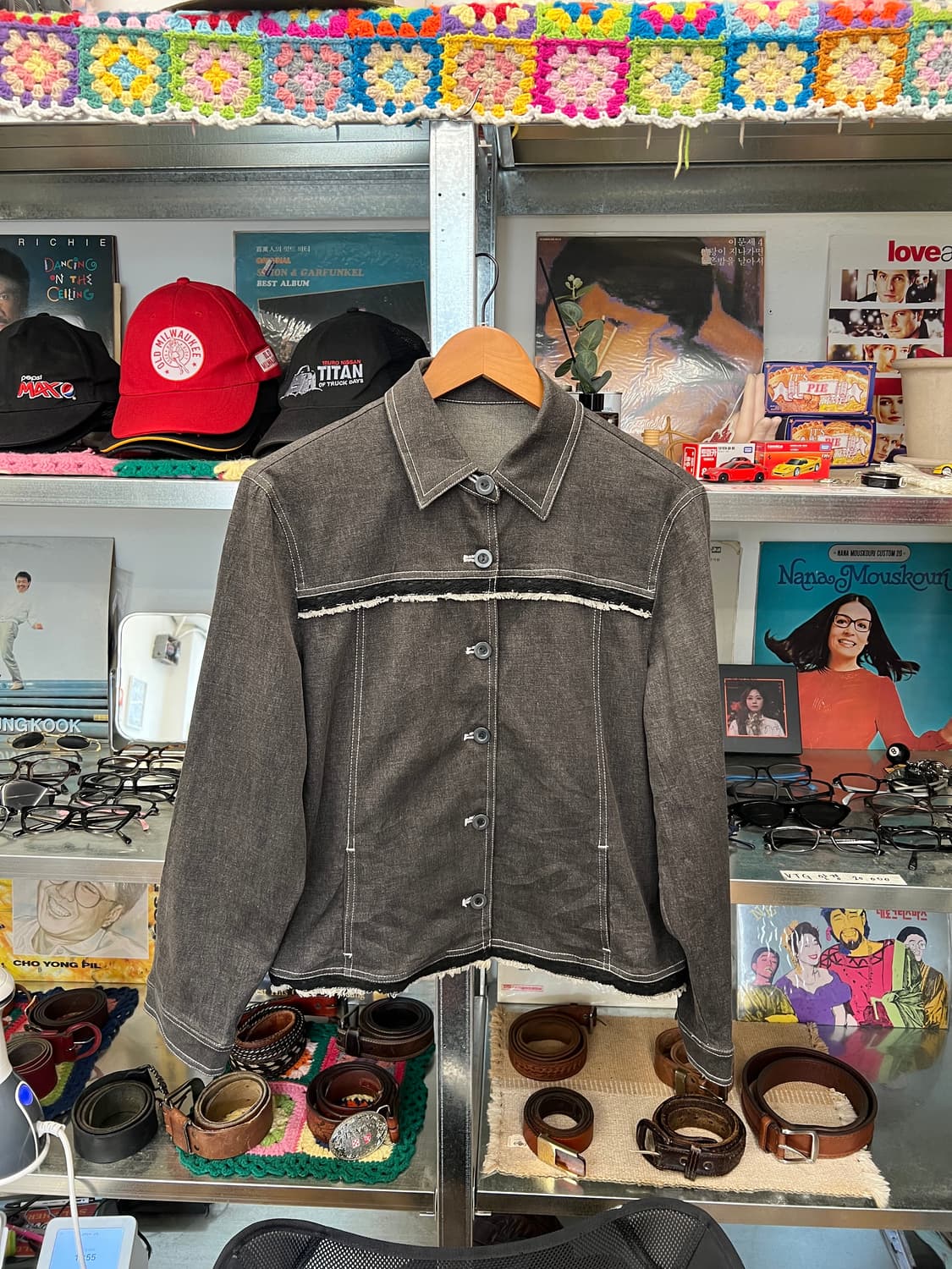 JP vtg cutting jacket 상품이미지8