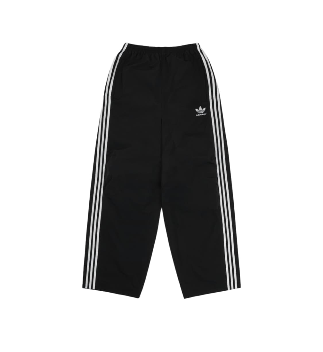 [S] 발렌시아가 아디다스 포플린 트랙팬츠 논스티치 블랙 상품이미지1