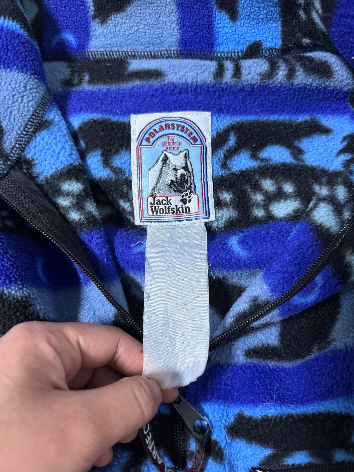 잭 울프스킨 폴라텍 플리스 반집업 상품이미지5