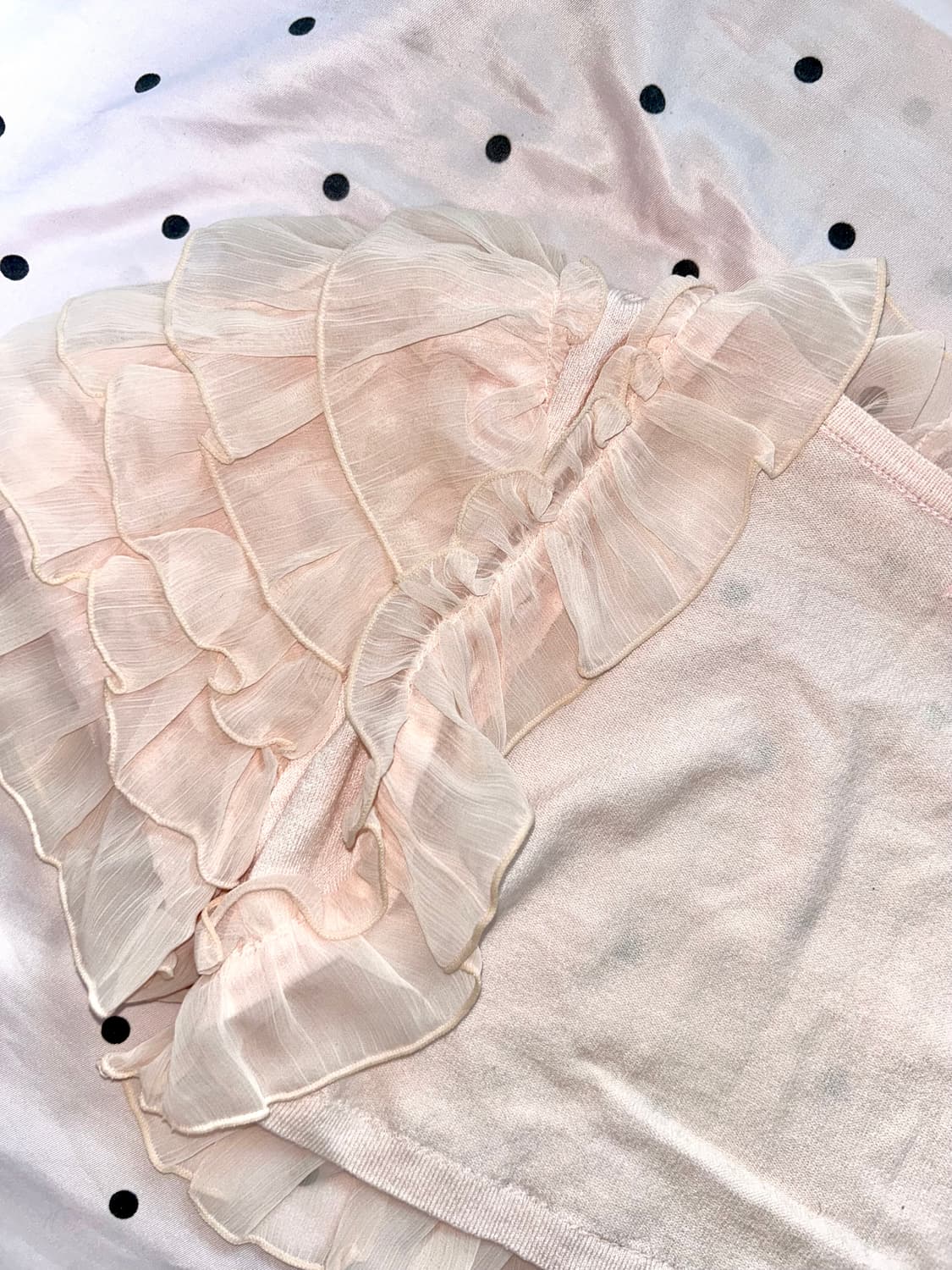 지저스디아망떼 쉬폰 레이스 볼레로 가디건 히메갸루고전판초큐롯 상품이미지3